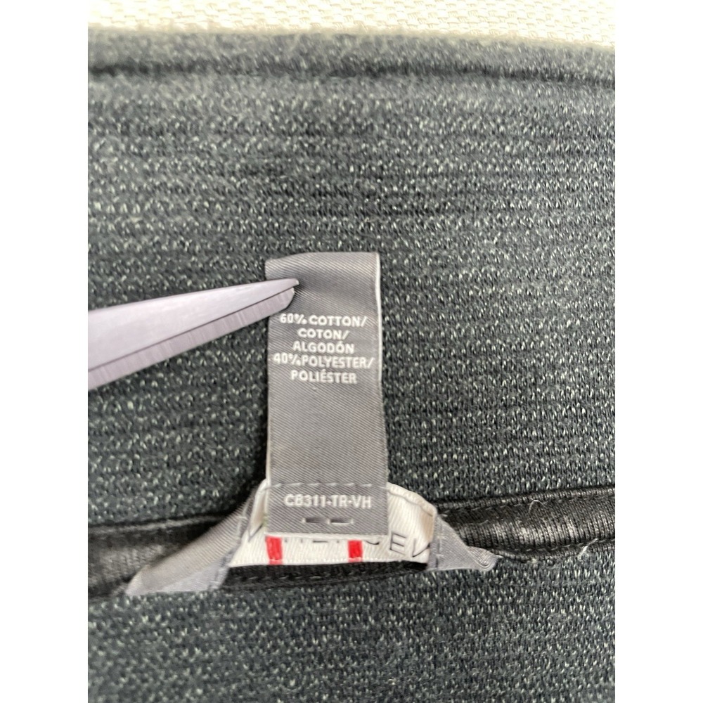 Van Heusen Flex Mens Quarter-Zip Pullover Shirt 4XLT Big & Tall Gray Minimalist - Picture 12 of 14